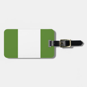 Nigerianska Flagga Bagagebricka