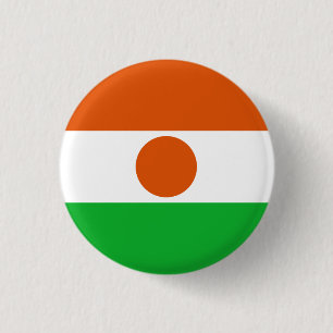 Nigerianska Flagga, Flagga Niger Knapp