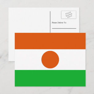 Nigerianska Flagga, Flagga Niger Vykort