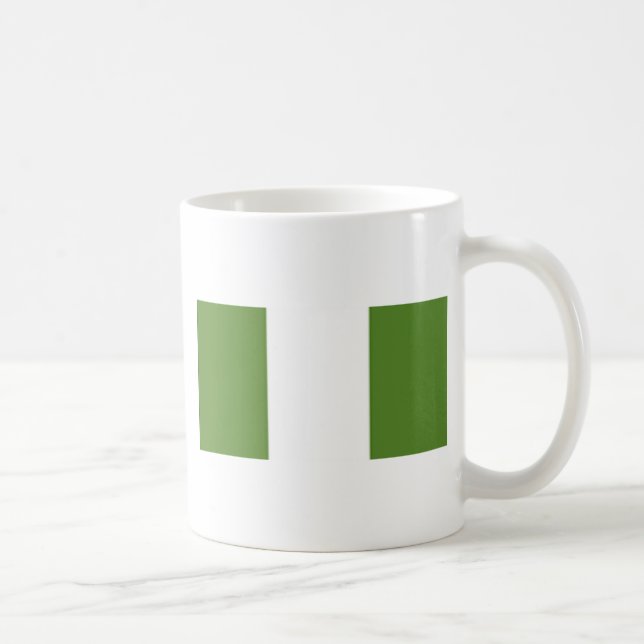 Nigerianska Flagga Kaffemugg (Höger)
