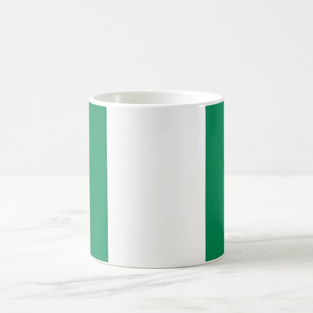 Nigerianska Flagga Kaffemugg (Center)