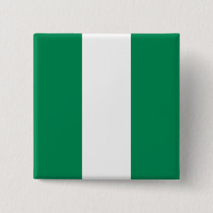 Nigerianska Flagga Knapp
