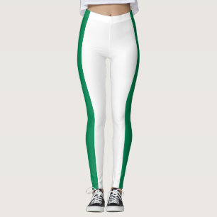 Nigerianska Flagga Leggings