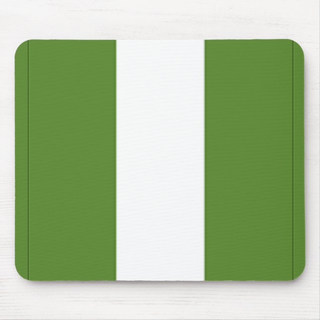 Nigerianska Flagga Musmatta (Framsidan)