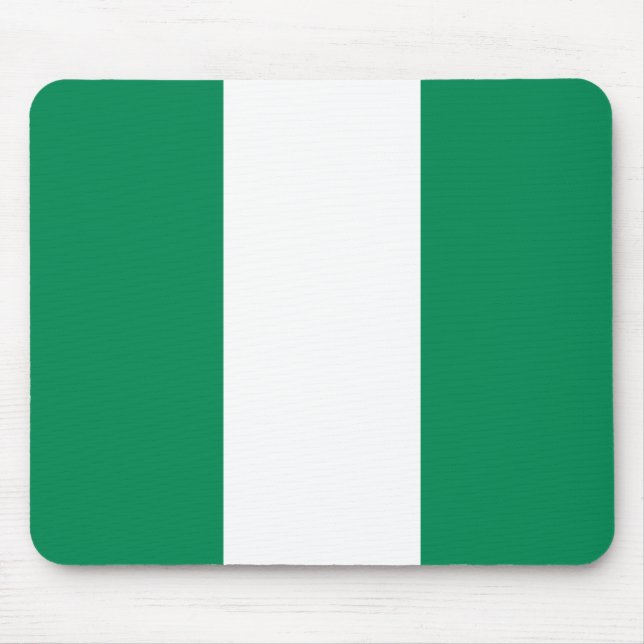 Nigerianska Flagga Musmatta (Framsidan)
