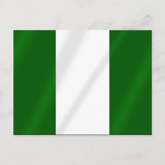 Nigerianska flagga Nigerias skjortor och presenter Vykort