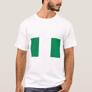 Nigerianska Flagga T Shirt