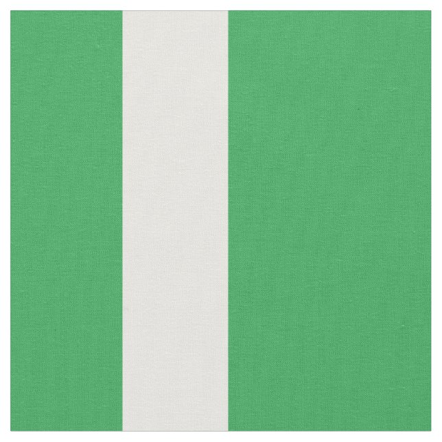 Nigerianska Flagga Tyg (Närbild)