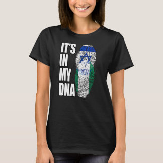 Nigerianska och israeliska Mix DNA-Flagga T Shirt