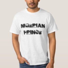 Nigerianska prins t-shirt