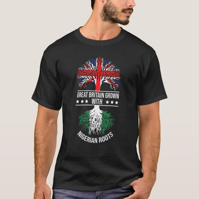 Nigerianska rötter Inmigrationsterminalen Underbar T Shirt (Framsida)