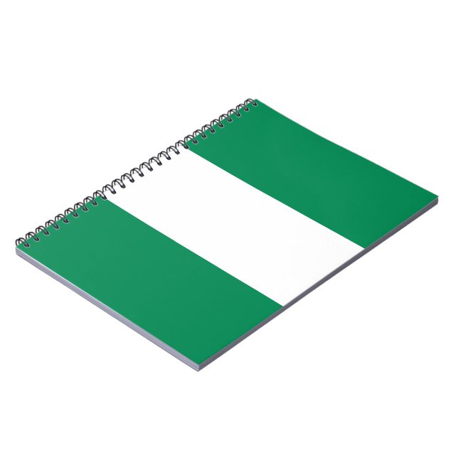 Nigerias flagga anteckningsbok (Vänstra Sidan)