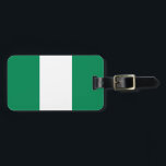 Nigerias flagga bagagebricka<br><div class="desc">Nigerias flagga</div>