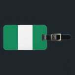 Nigerias flagga bagagebricka<br><div class="desc">Nigerias flagga</div>
