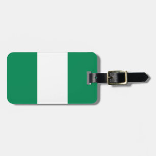 Nigerias flagga bagagebricka