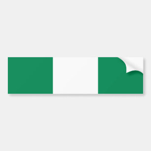 Nigerias flagga bildekal