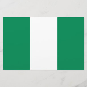 Nigerias flagga brevpapper