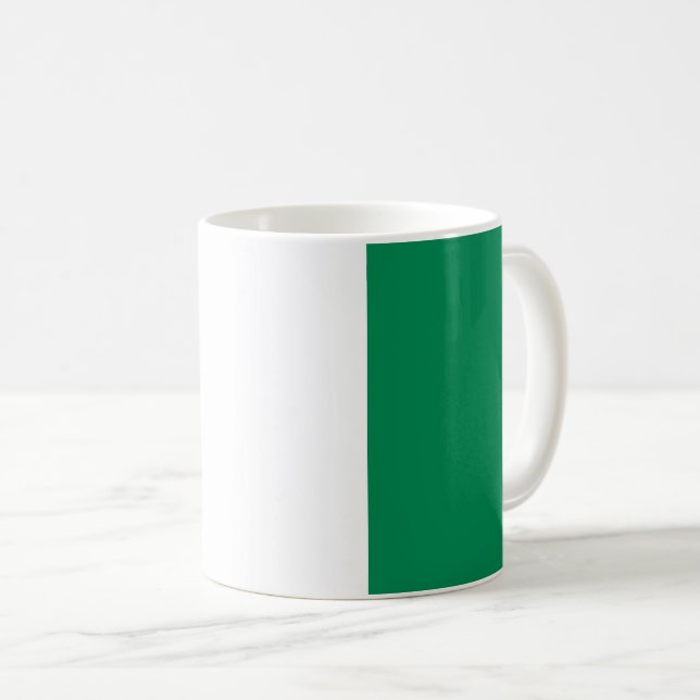 Nigerias flagga kaffemugg (Framsida höger)