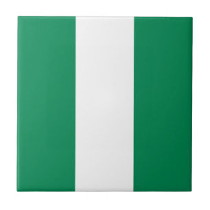 Nigerias flagga kakelplatta