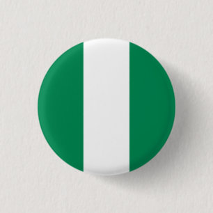 Nigerias flagga knapp