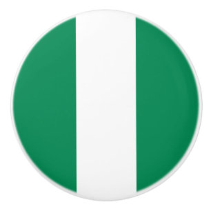 Nigerias flagga knopp