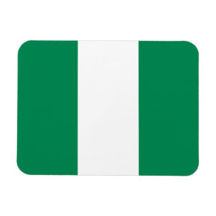 Nigerias flagga magnet