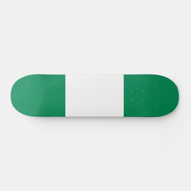 Nigerias flagga mini skateboard bräda 18,5 cm (Horz)