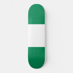 Nigerias flagga mini skateboard bräda 18,5 cm