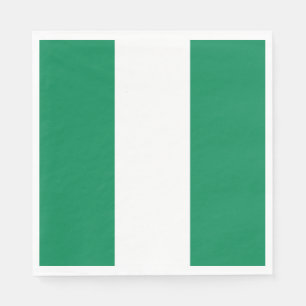 Nigerias flagga pappersservett