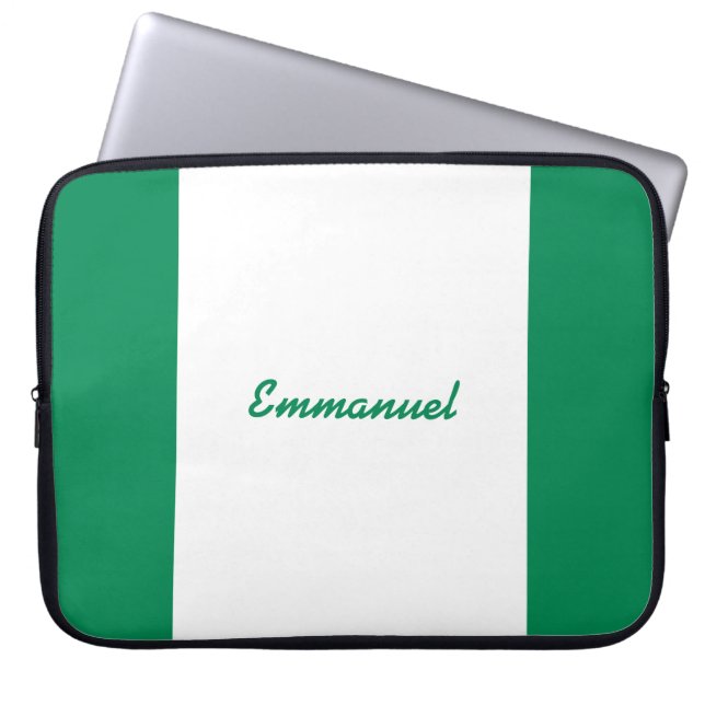 Nigerias flagga sleeve (Framsidan)