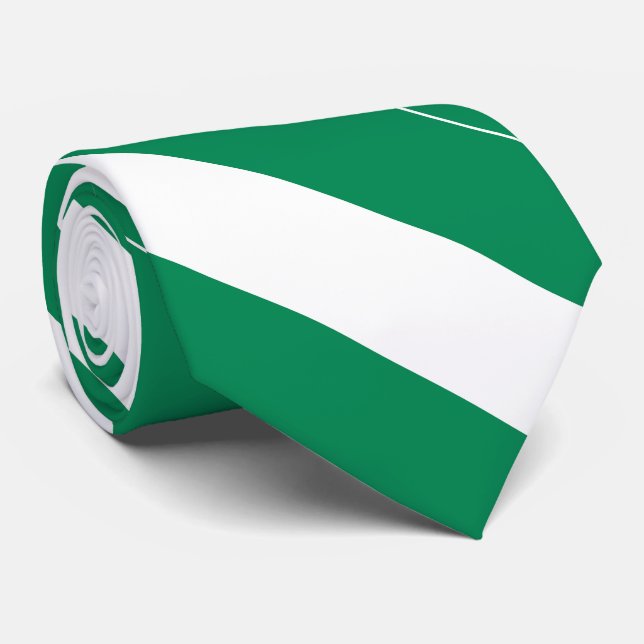 Nigerias flagga slips (Rullad)