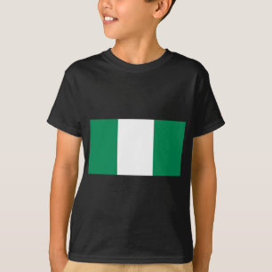 Nigerias flagga t shirt