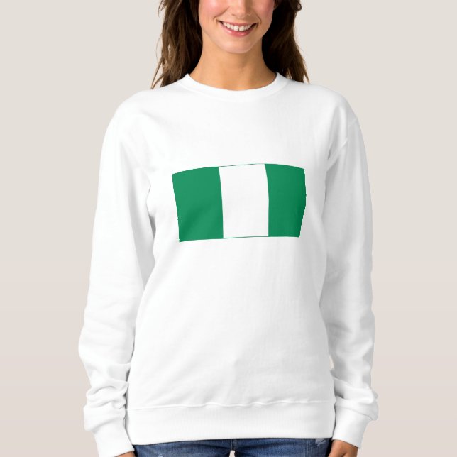 Nigerias flagga t shirt (Framsida)