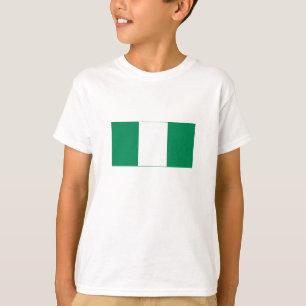 Nigerias flagga t shirt