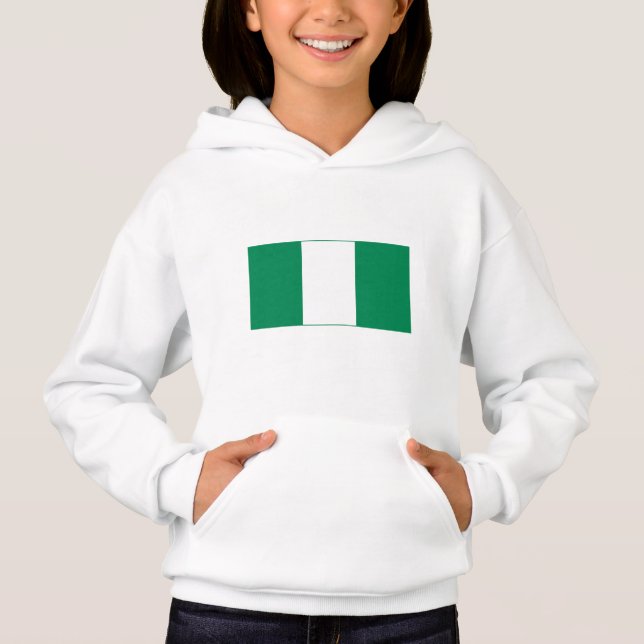 Nigerias flagga t shirt (Framsida)