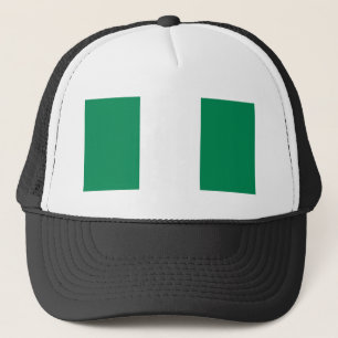 Nigerias flagga truckerkeps