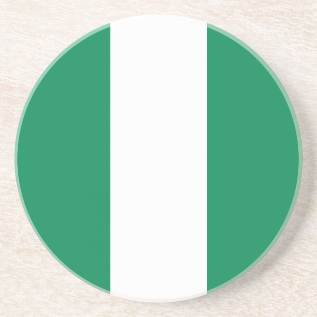 Nigerias flagga underlägg (Framsidan)