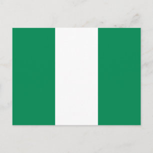 Nigerias flagga vykort