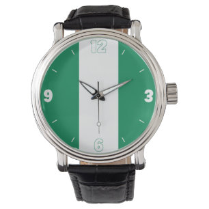Nigerias nationella Flagga Elegant Patriotic Armbandsur