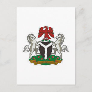 Nigerias statsvapen vykort
