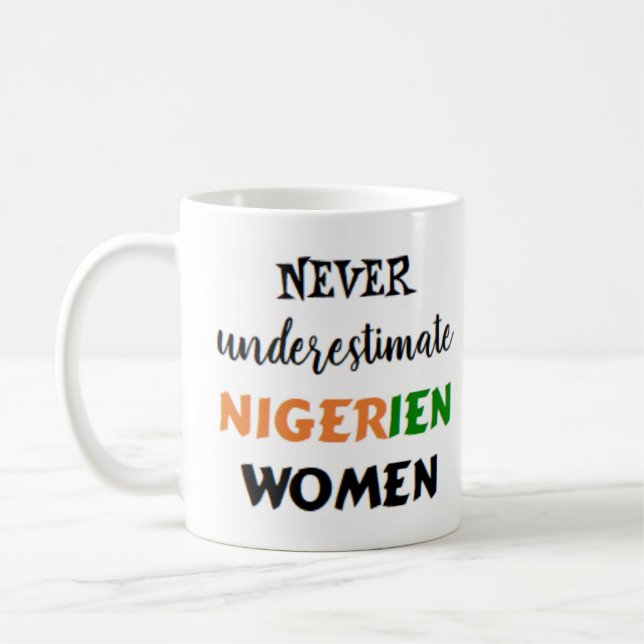 nigeriska kvinnor kaffemugg (Vänster)