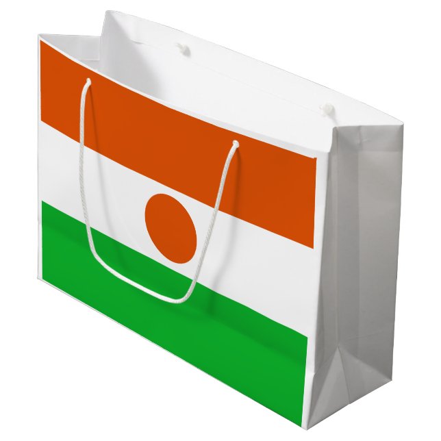 Nigers flagga (Framsidan Vinklad)