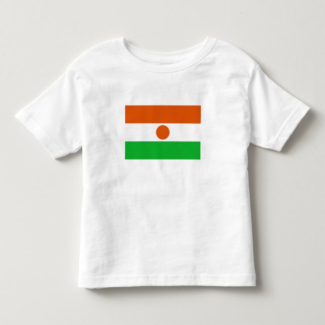 Nigers flagga t shirt (Framsida)