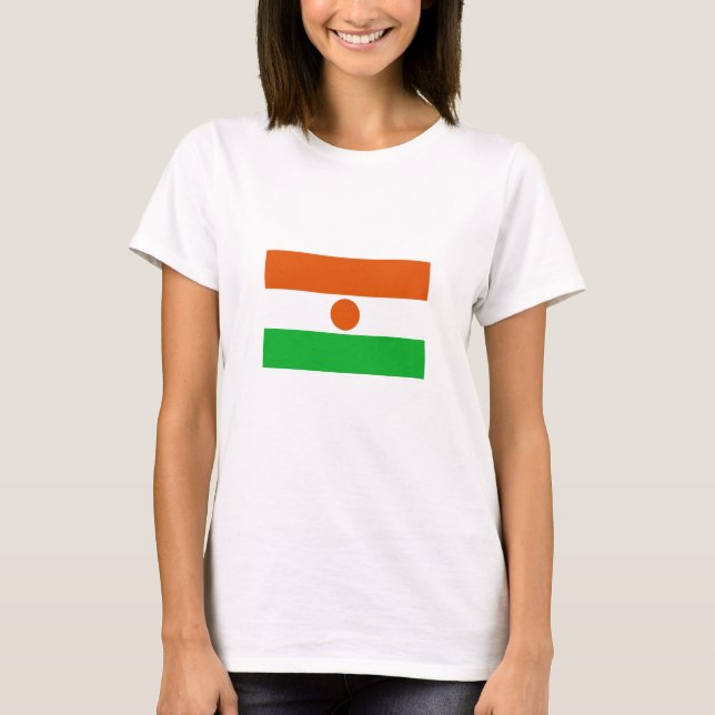 Nigers flagga t shirt (Framsida)