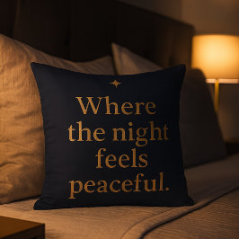 Night Aesthetic Pillow - Minimalist Kudde