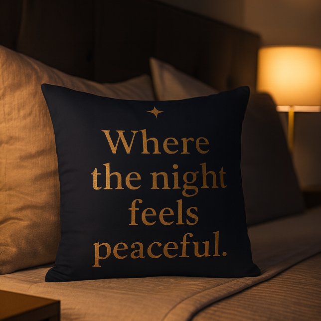 Night Aesthetic Pillow - Minimalist Kudde (Skapare uppladdad)