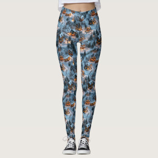Night Before Christmas - Twilight Serenity  Leggings