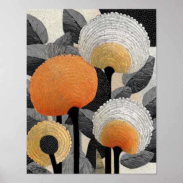 Night Bloom #10 - 4x5 Digital nedladdning Poster (Framsidan)