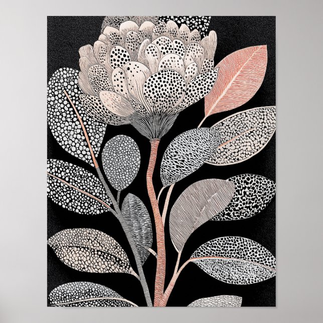 Night Bloom #12 = 4x5 Digital nedladdning Poster (Framsidan)