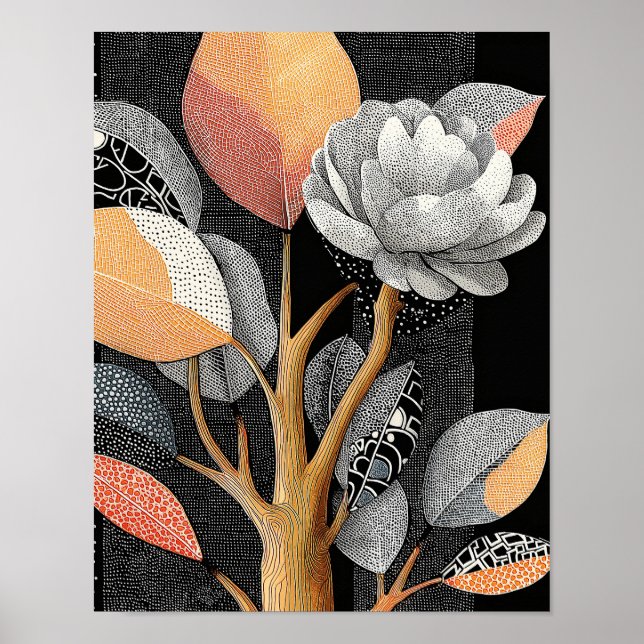 Night Bloom #13 - 4X5 Digital nedladdning Poster (Framsidan)